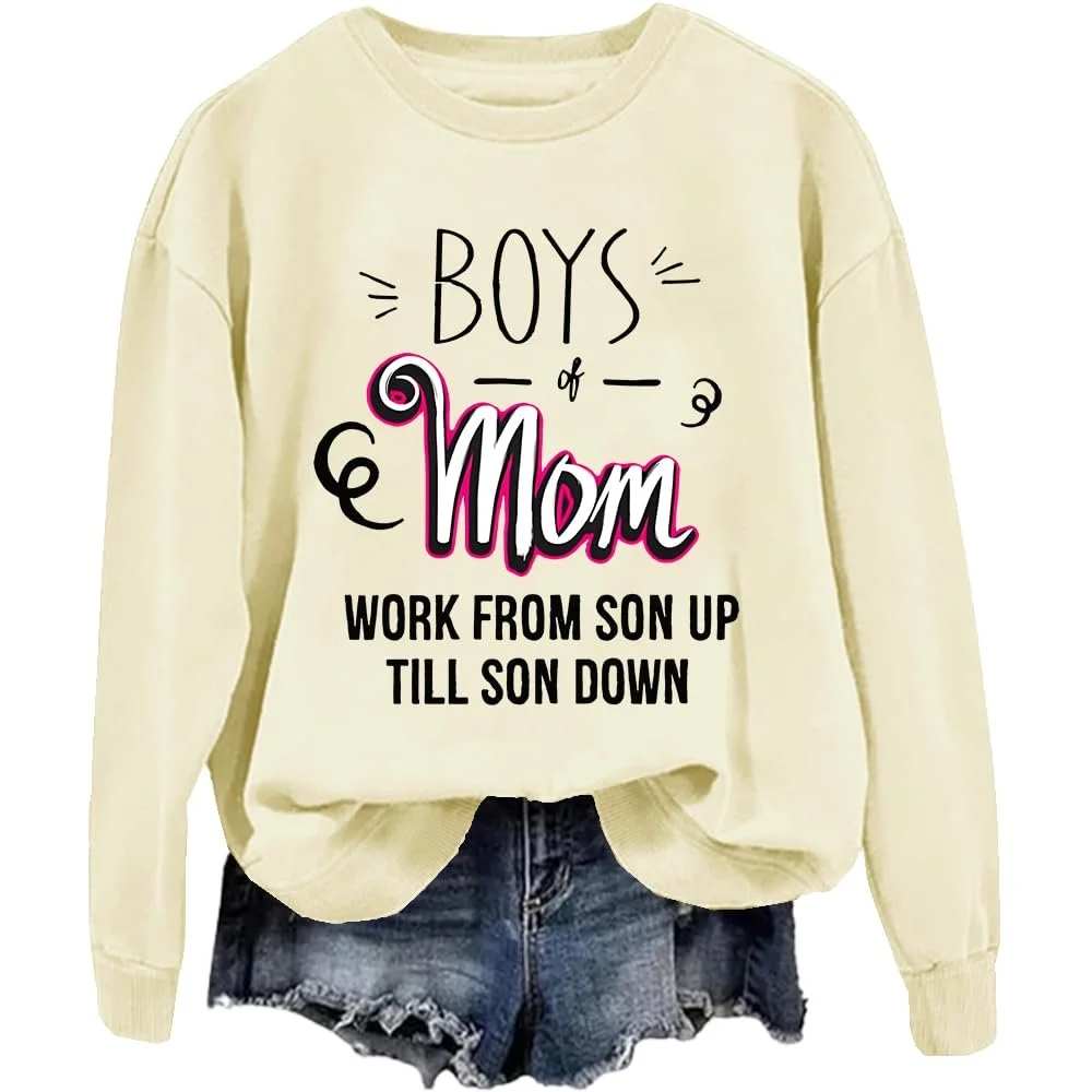 Свитшот Unisex Boy Mom From Son Up To Son Down, фото №1 Свитшот Unisex Boy Mom From Son Up To Son Down, фото №1