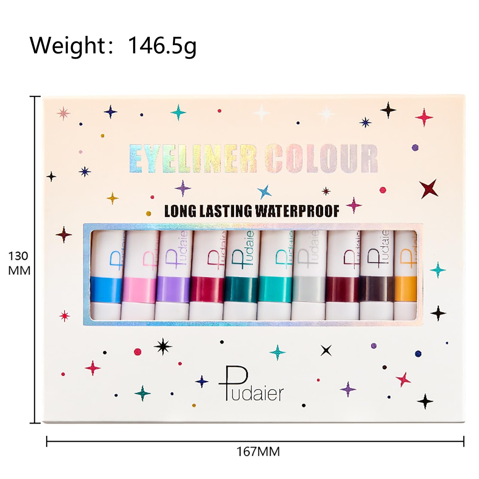 Набір рідких тіней EnMart 12 кольорів, фото №5