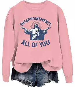 Толстовка Jesus Disappointments All Of You, Толстовки Jesus для женщин - Фото 1
