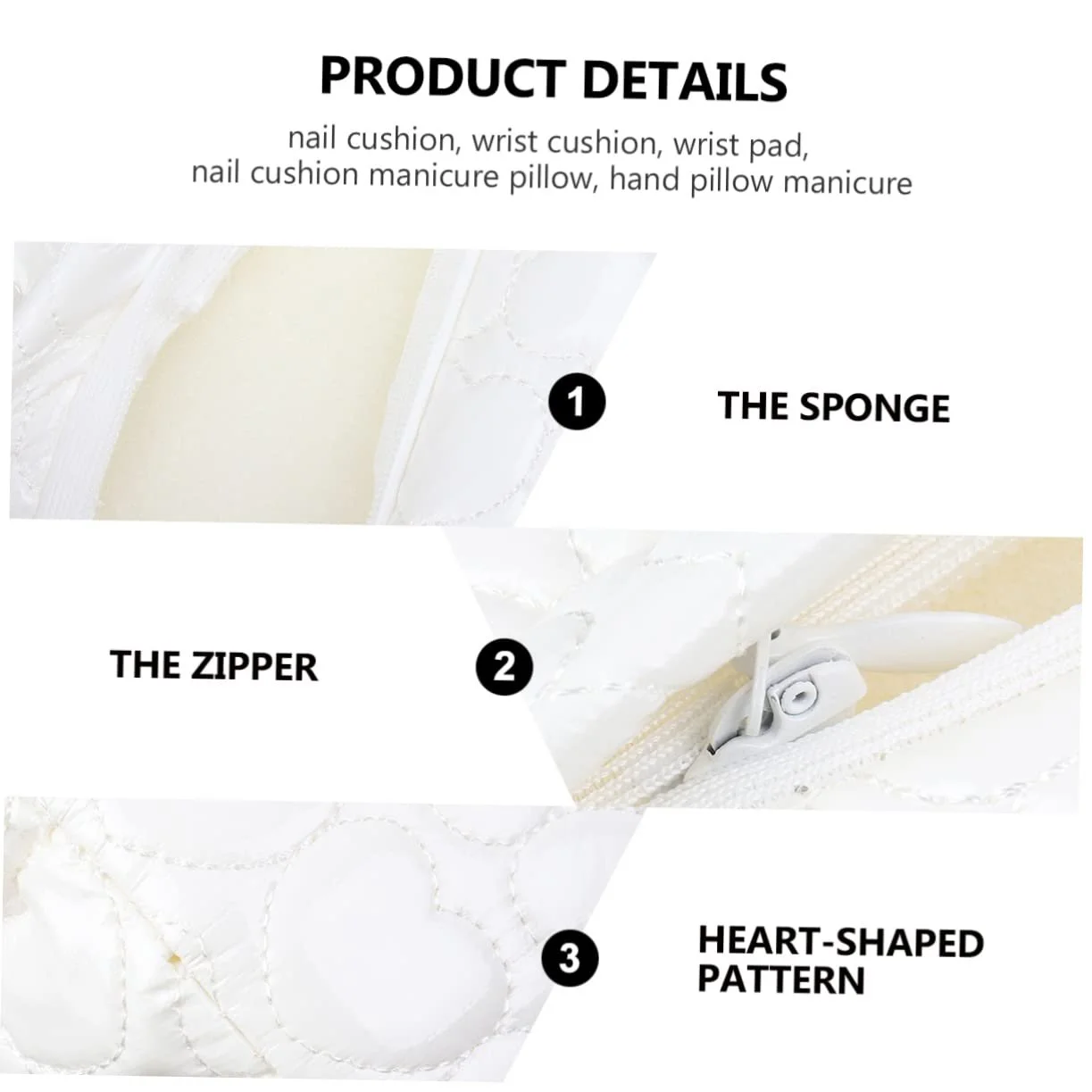 Підставка для рук Ipetboom для манікюру Біла, фото №6