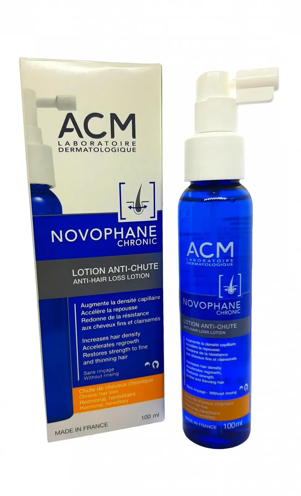 Лосьйон проти випадіння волосся Acm Novophane 100 мл, фото №5