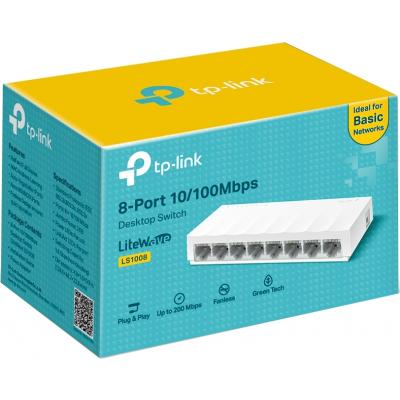 Комутатор мережевий TP-Link LS1008, фото №3