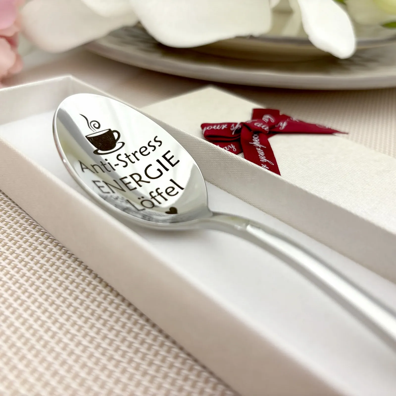 Ложка Кавова/Десертна Anti-Stress Гравіювання Срібна, фото №4 Ложка Кавова/Десертна Anti-Stress Гравіювання Срібна, фото №4