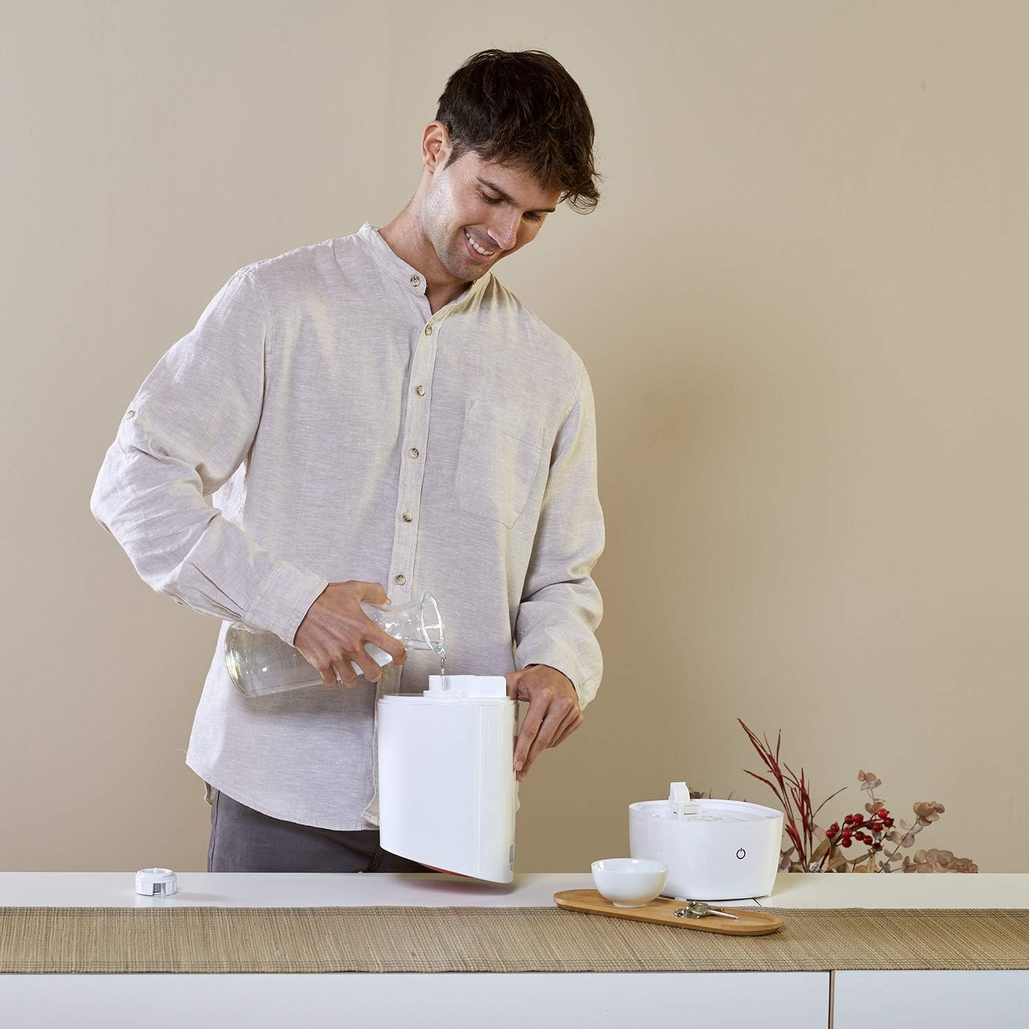 Увлажнитель воздуха Solac HU1061 Humidifier 3.2 л 25 Вт Белі, фото №5