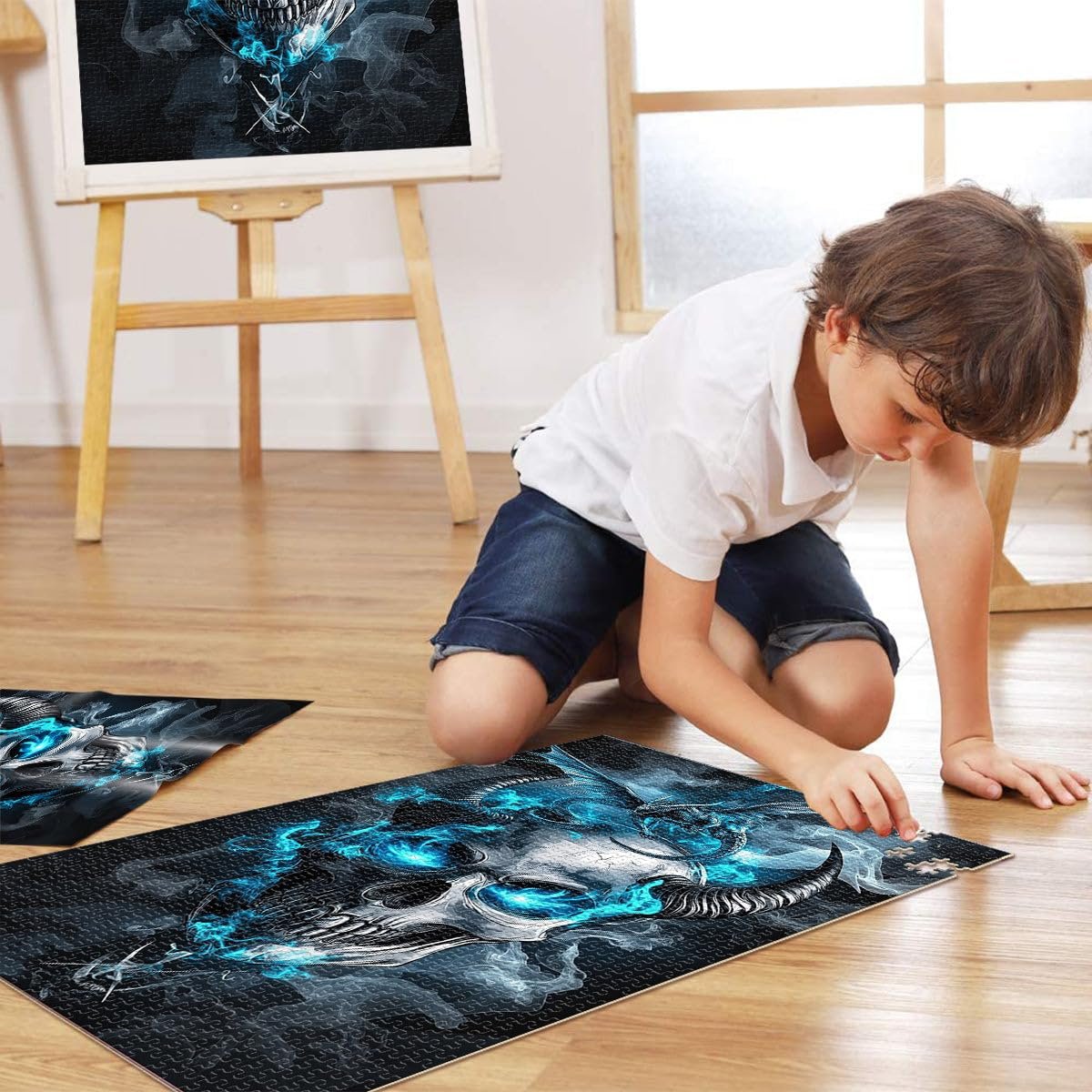 Пазл A Threatening Skull 1000 деталей 38 x 52 см, фото №4 Пазл A Threatening Skull 1000 деталей 38 x 52 см, фото №4