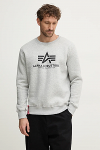 Джемпер Alpha Industries Basic Sweater Grey L - Фото 1