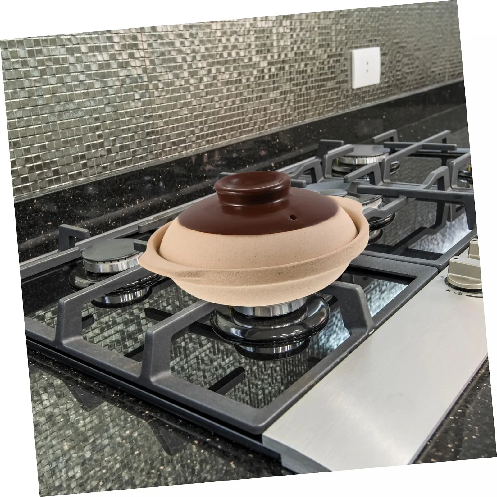 Кастрюля VALICLUD керамическая термостойкая с нескользящей ручкой, фото №7