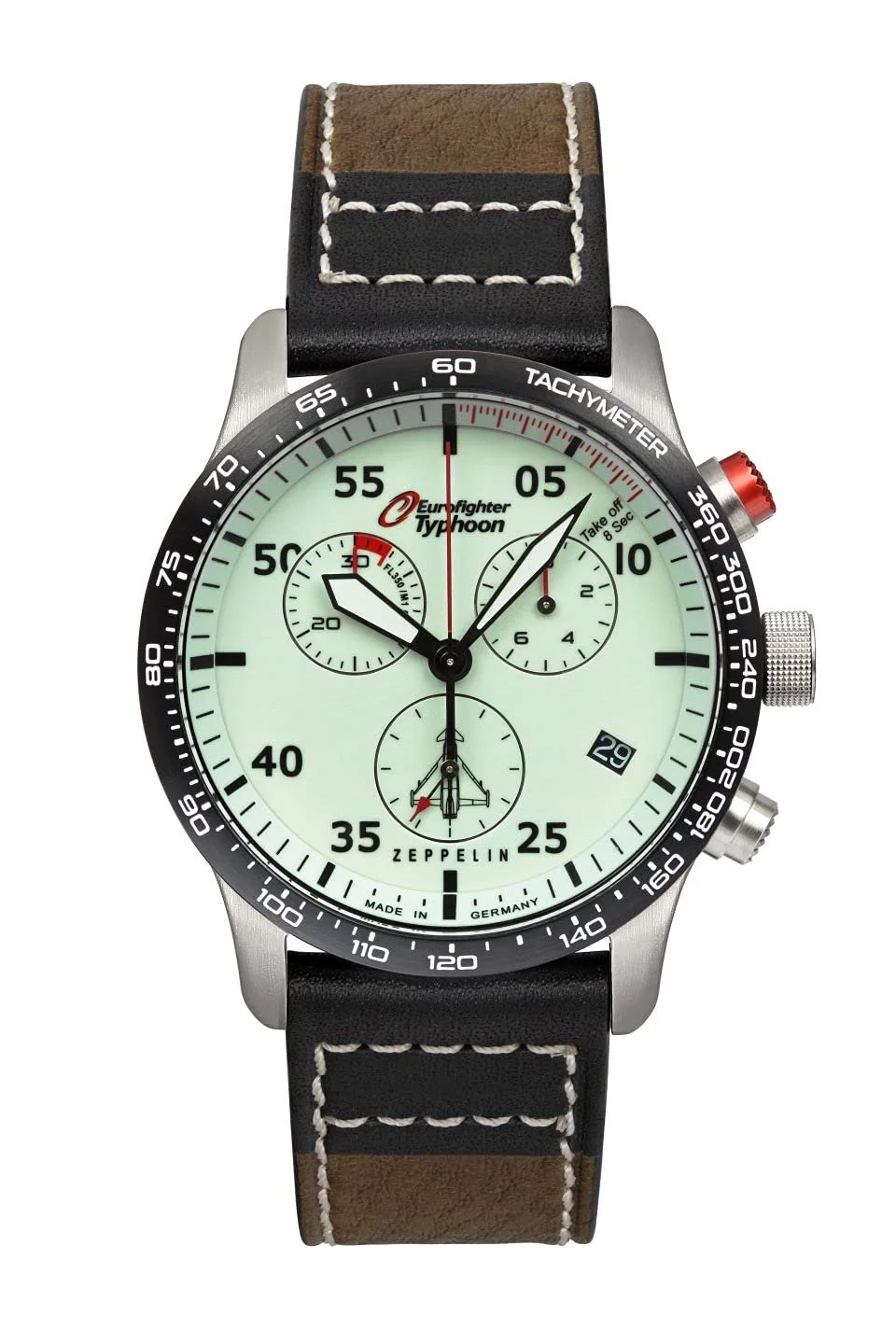 Часы мужские Zeppelin Eurofighter ETA Series Quartz Chronograph 10 Bar Date 7298-5, фото №1 Часы мужские Zeppelin Eurofighter ETA Series Quartz Chronograph 10 Bar Date 7298-5, фото №1