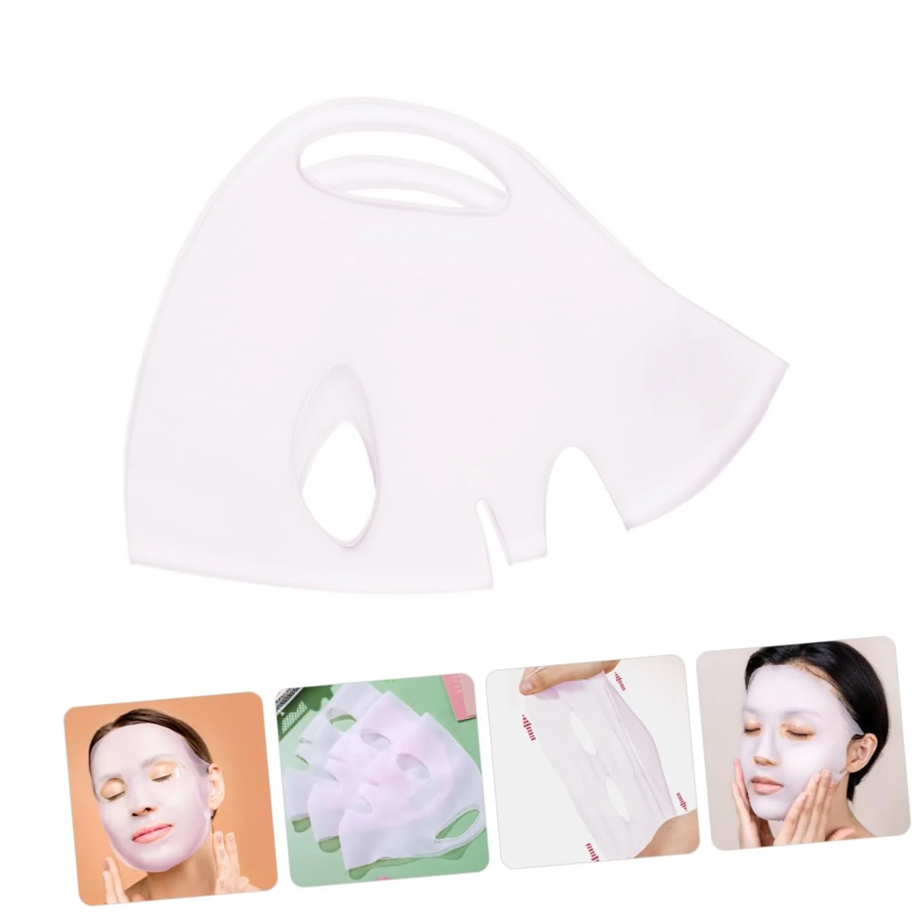 Маска для обличчя VICASKY Силіконова багаторазова, 3 шт, фото №8