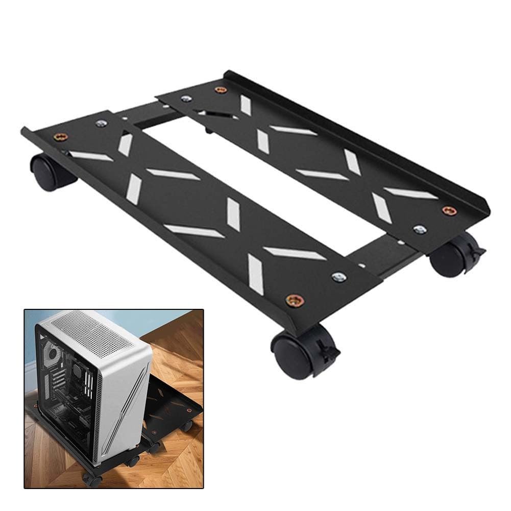 Регульована Підставка для Комп'ютера Сталь з Колесами, фото №2 Регульована Підставка для Комп'ютера Сталь з Колесами, фото №2