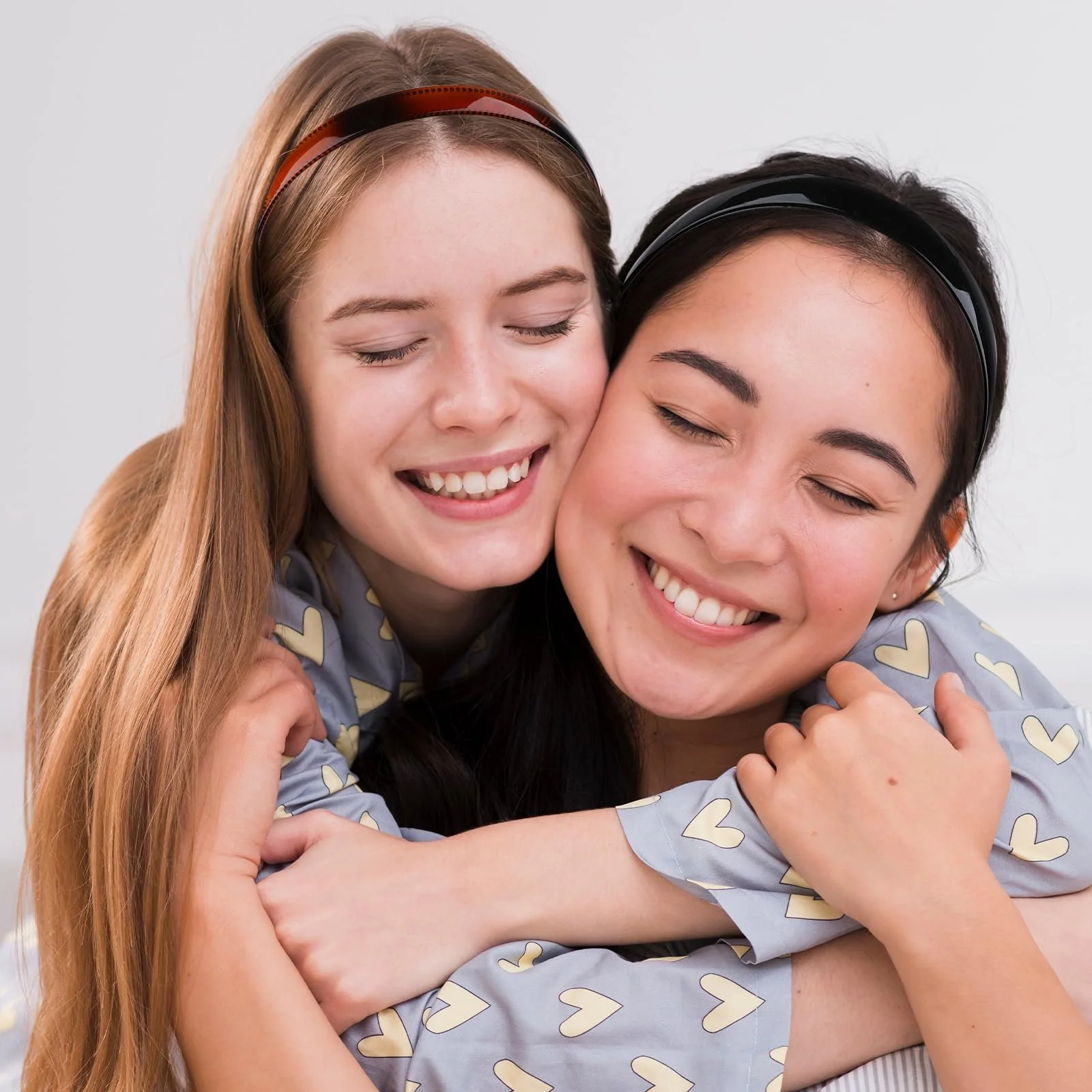 Обруч Пластиковий Подвійний ряд Чорний, Коричневий (набір 2 шт), фото №7