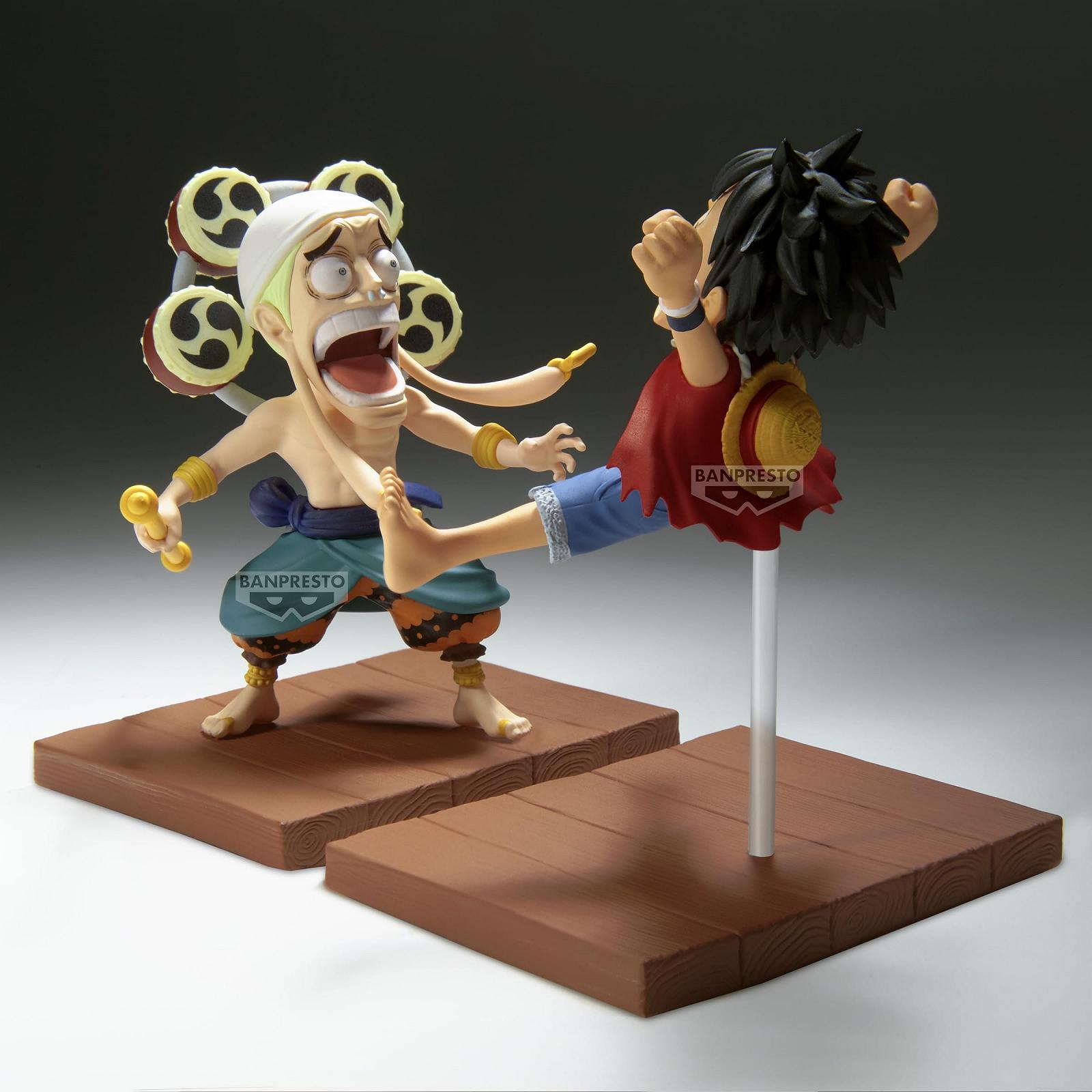 Фігурка Banpresto Monkey D. Luffy & Enel One Piece World Collectable Log Stories 8 см різнокольорова, фото №6