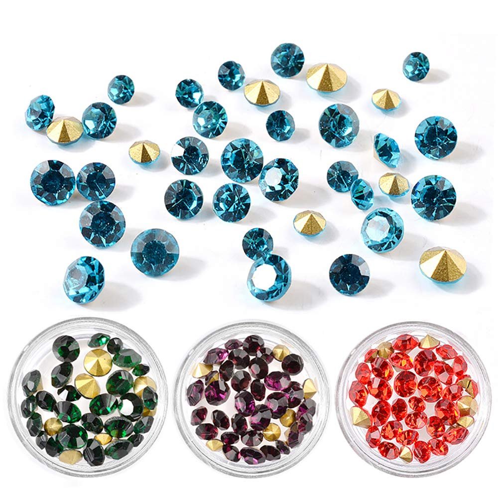 Набір для нігтів Блискітки Стрази 12 стилів для DIY прикраси, фото №2