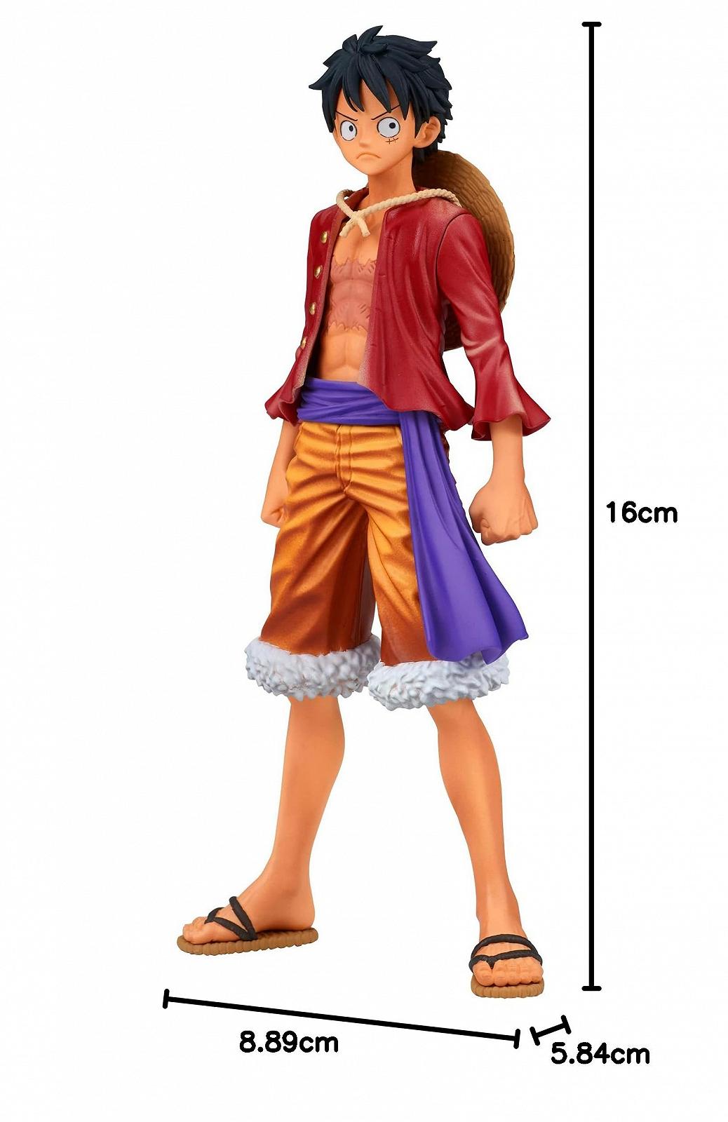 Фигурка Banpresto One Piece Dxf The Grandline Series Monkey D. Luffy Wanokuni 16 см, разноцветная, фото №6