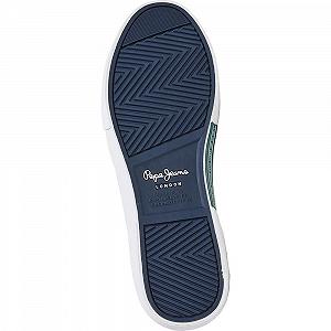 Кроссовки Pepe Jeans Court De Kenton Кожаные Navy synthetic.ua - Фото 1