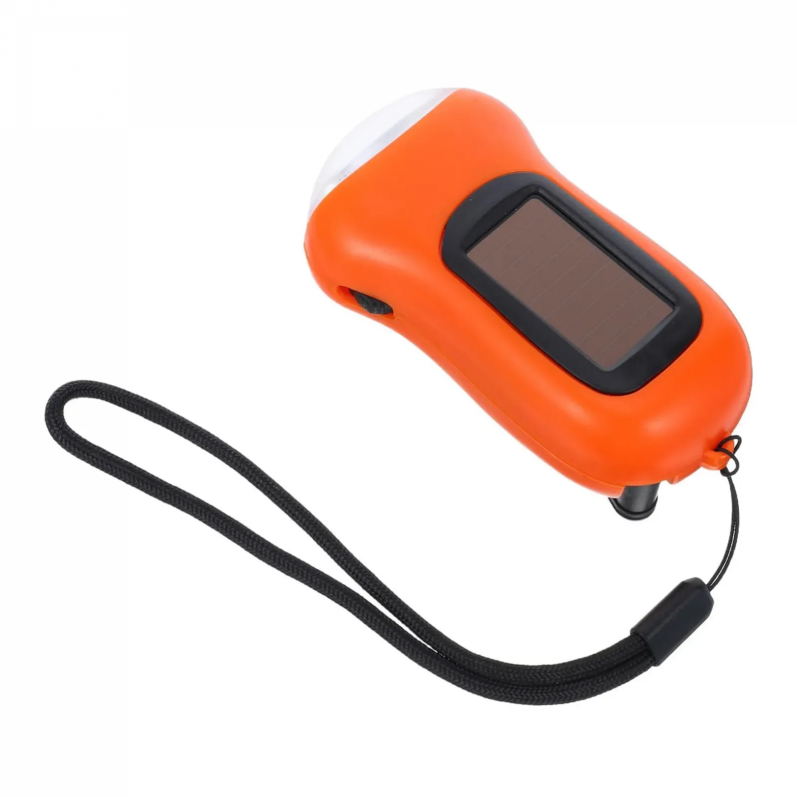 Ручной фонарь с ручным заводом на солнечной батарее VILLCASE Retro Torch Перезаряжаемый портативный аварийный фонарь для активного отдыха Компактный и универсальный Оранжевый, фото №1 Ручной фонарь с ручным заводом на солнечной батарее VILLCASE Retro Torch Перезаряжаемый портативный аварийный фонарь для активного отдыха Компактный и универсальный Оранжевый, фото №1