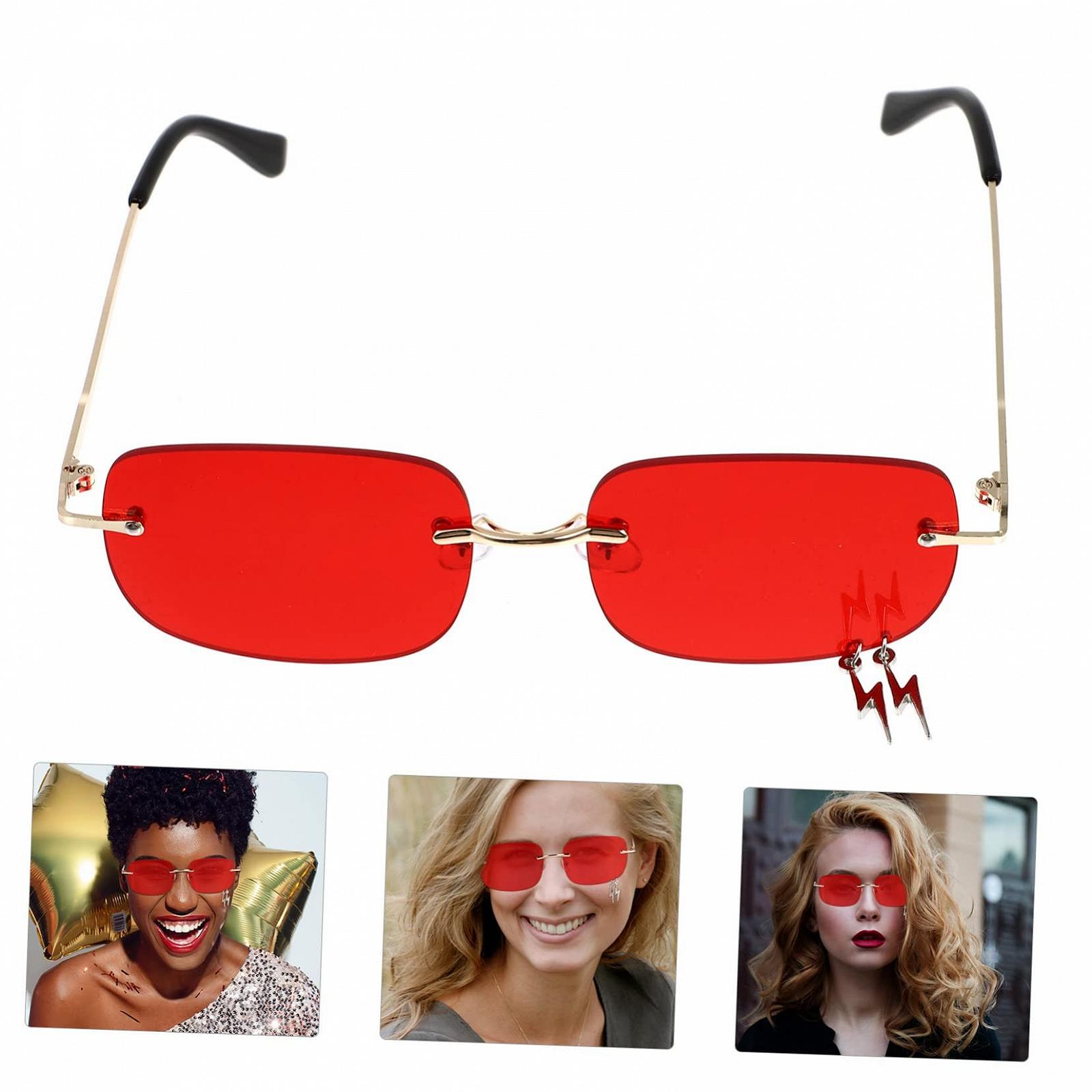 Сонцезахисні окуляри VALICLUD Без оправи Метал Червоний (2 шт.), фото №9