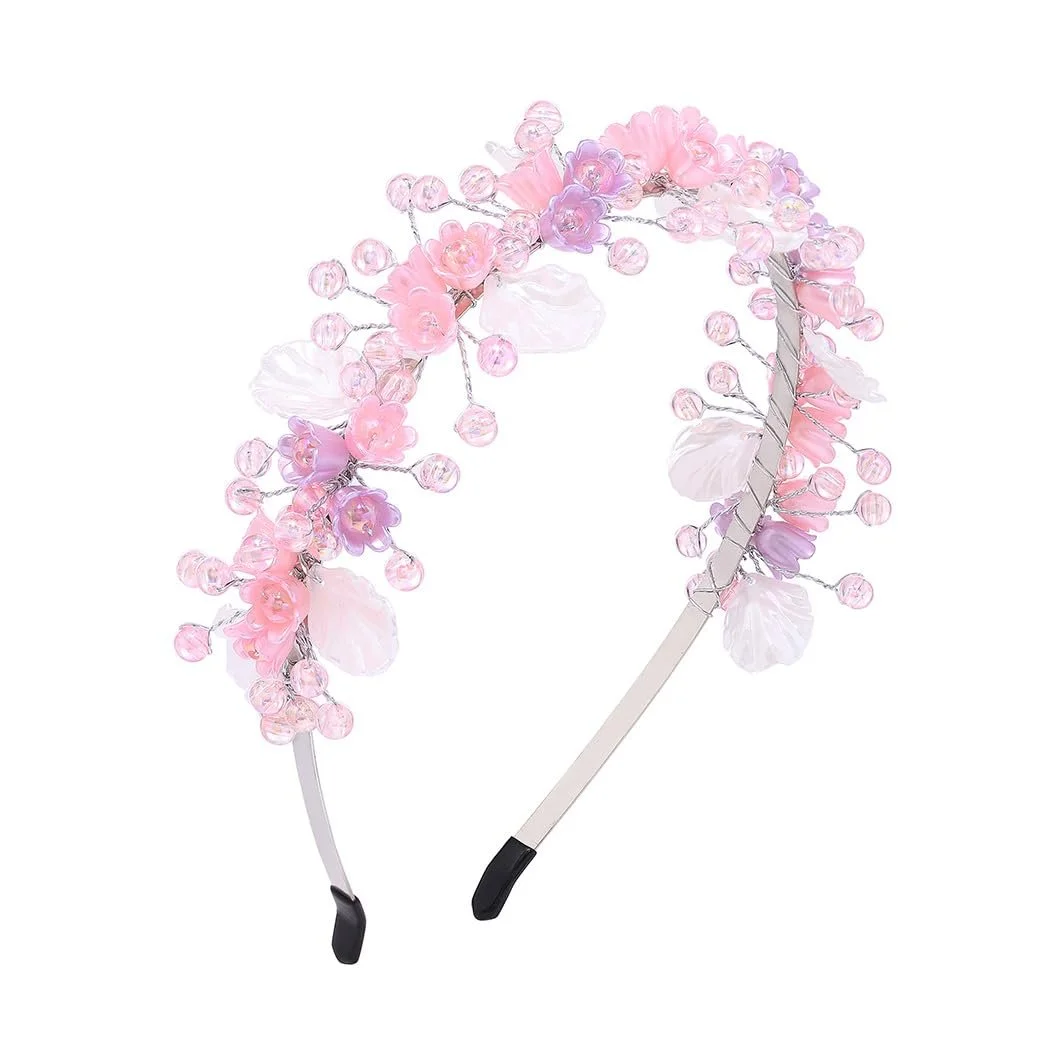 Обруч Квітка IYOU для дівчинки Рожевий, фото №1