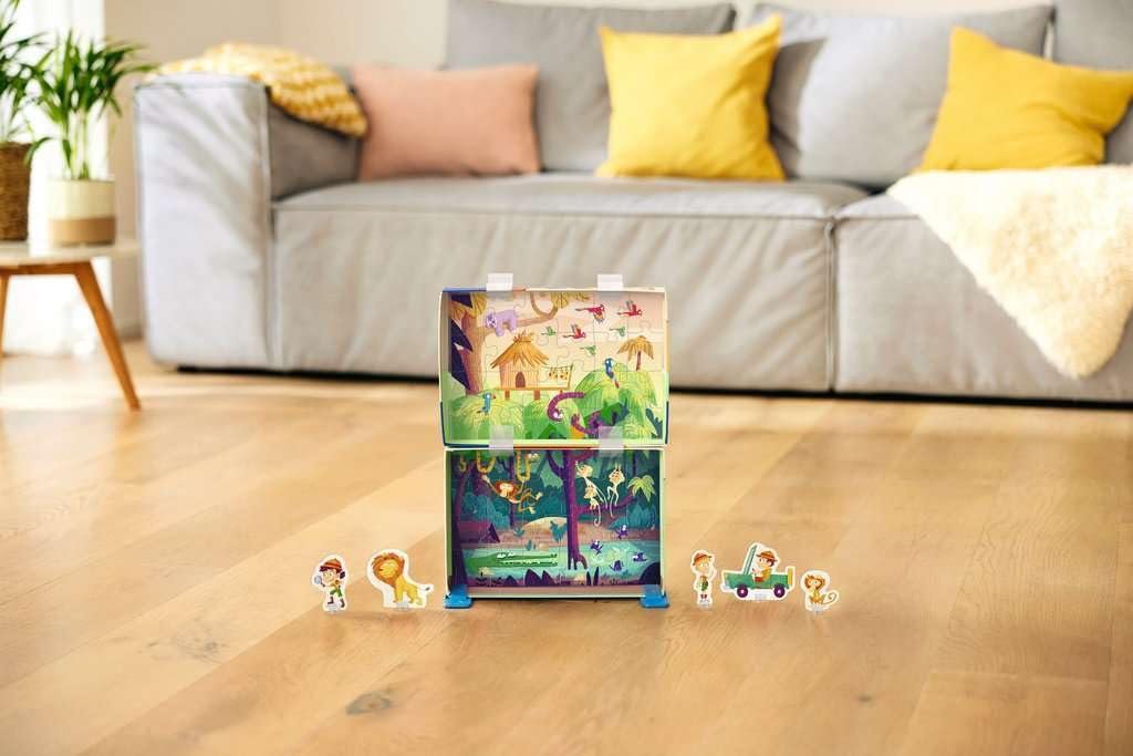 Пазл Ravensburger Puzzle & Play 05593 Jungle Adventures 2 x 24 элемента от 4 лет, фото №4 Пазл Ravensburger Puzzle & Play 05593 Jungle Adventures 2 x 24 элемента от 4 лет, фото №4