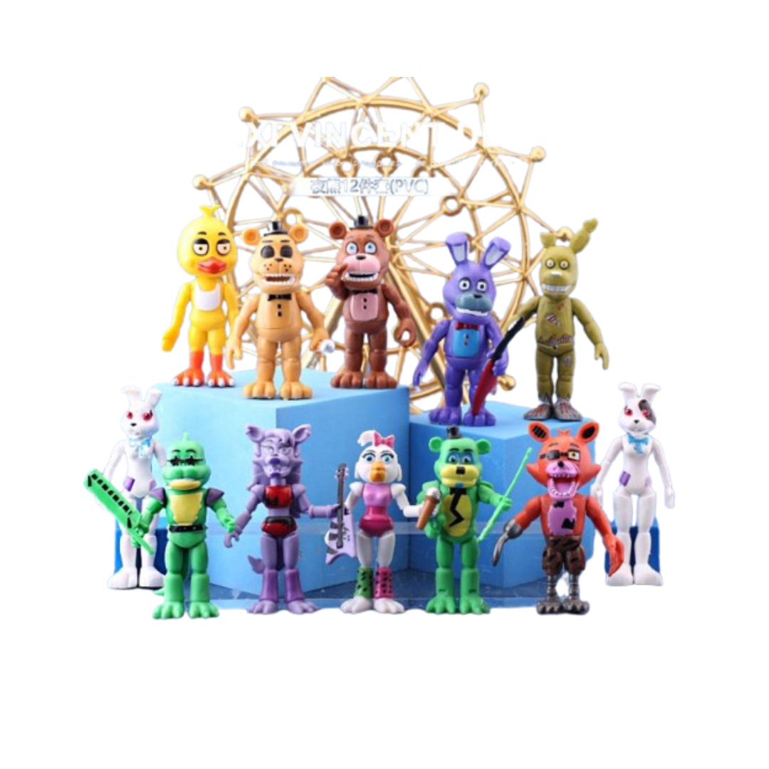 Ігрові фігурки Five Nights At Freddy's П'ять ночей з фредді 12 шт 11 см, фото №4 Ігрові фігурки Five Nights At Freddy's П'ять ночей з фредді 12 шт 11 см, фото №4