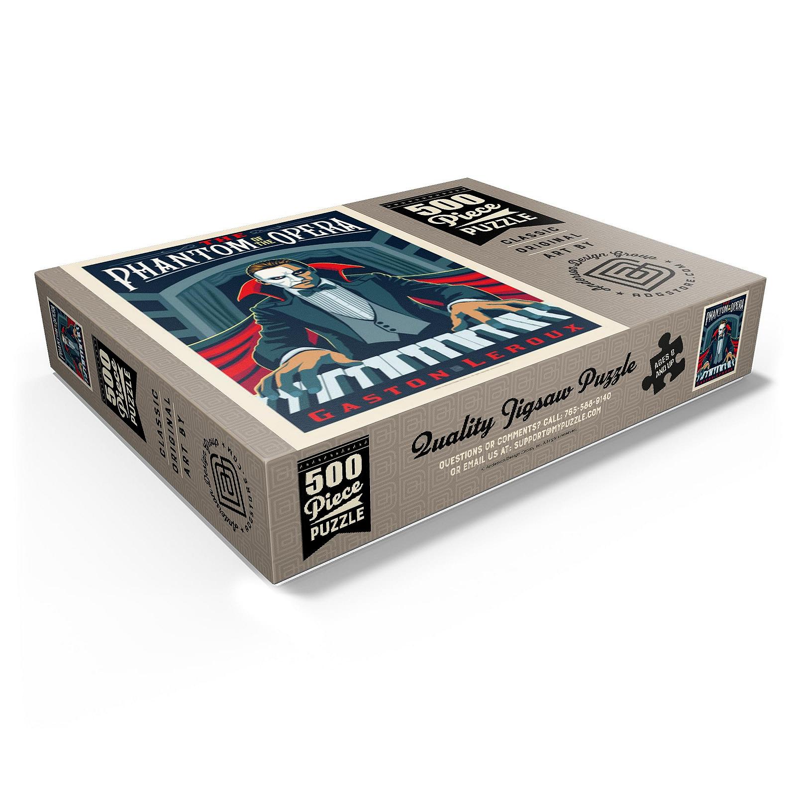 Пазл MyPuzzle The Phantom of the Opera Gaston Laroux Vintage Poster 500 деталей, фото №2