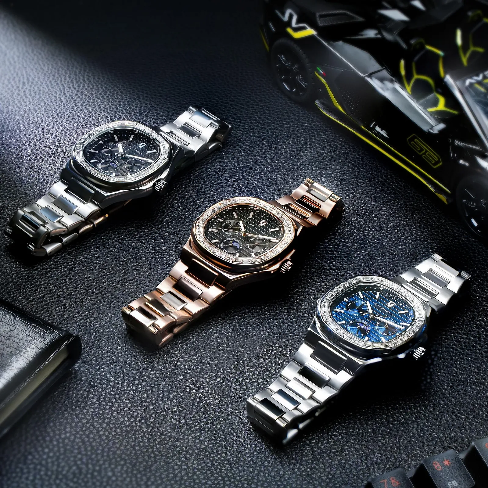 Часы SAPPHERO Мужской Силиконовый Ремешок Водонепроницаемый 5ATM Японский Кварцевый Механизм Нержавеющая Сталь Дата Спортивный Повседневный Деловой, фото №4 Часы SAPPHERO Мужской Силиконовый Ремешок Водонепроницаемый 5ATM Японский Кварцевый Механизм Нержавеющая Сталь Дата Спортивный Повседневный Деловой, фото №4