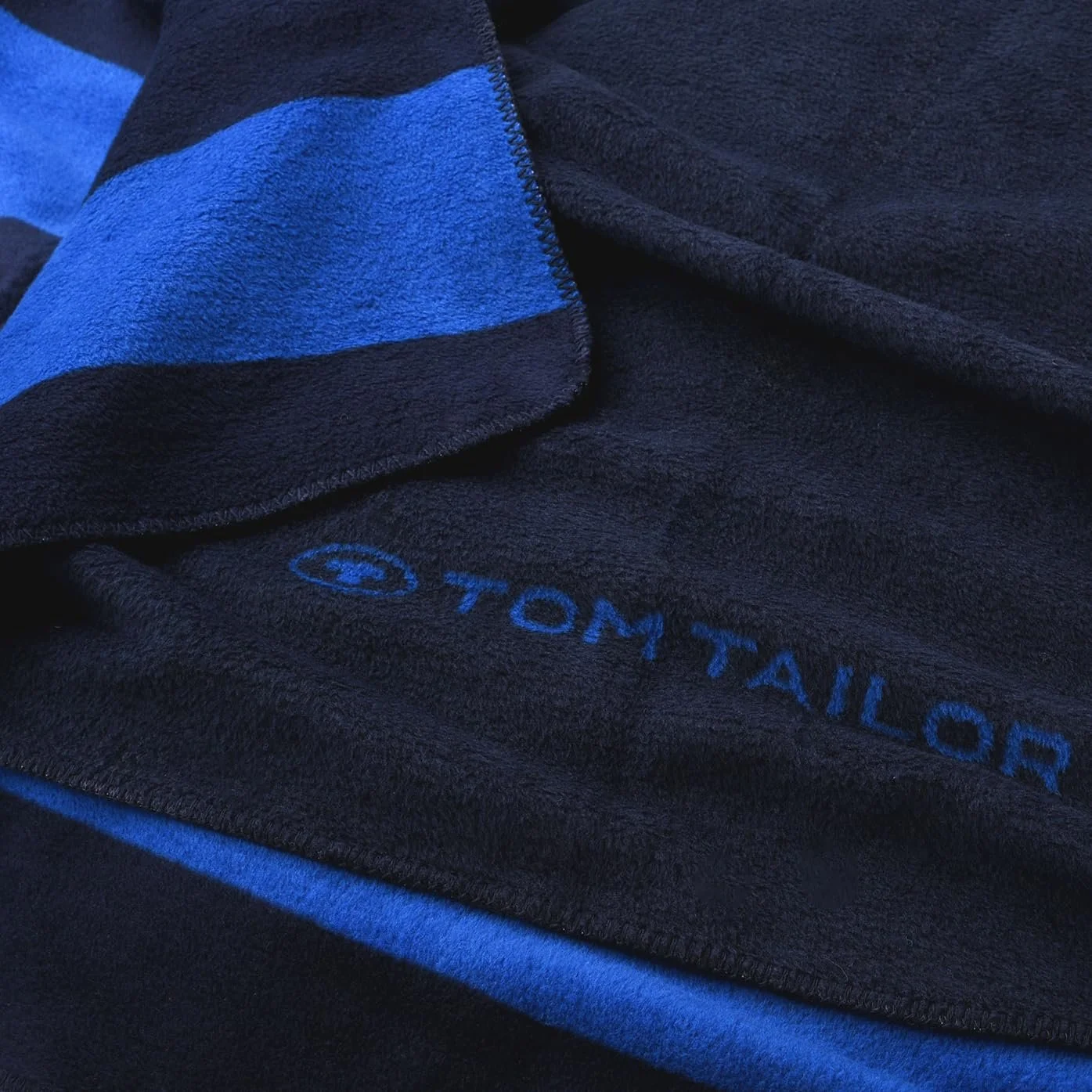 Покривало TOM TAILOR Jacquard 150 x 200 см Синій (темно-синій і прохолодний синій), фото №3