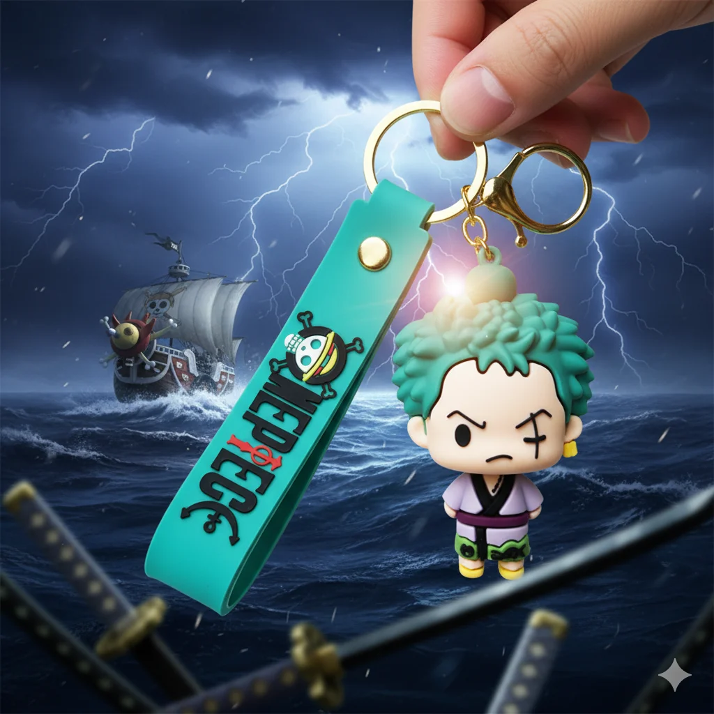 Брелок Ван піс Зоро One piece Zoro манга дитячий брелок на рюкзак, ключі 7 см, фото №1 Брелок Ван піс Зоро One piece Zoro манга дитячий брелок на рюкзак, ключі 7 см, фото №1