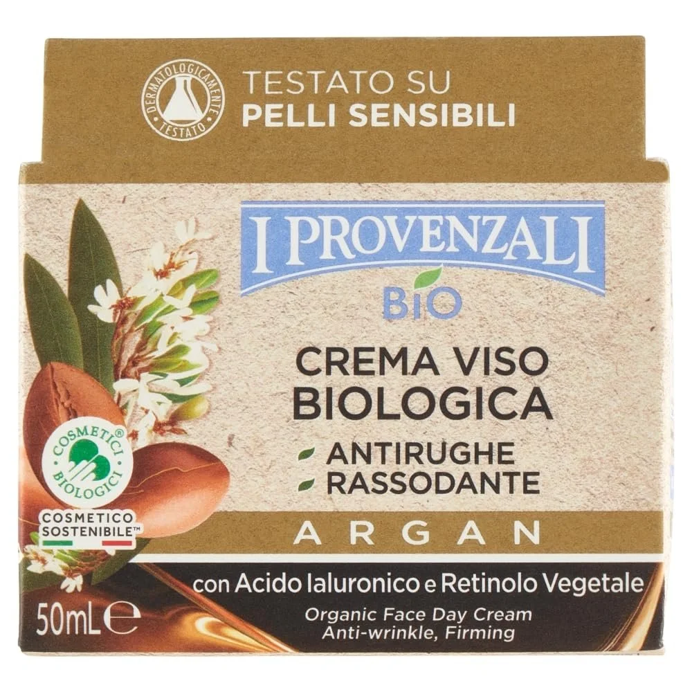 Денний крем I Provenzali Organic Argan Giorno проти зморшок 50 мл, фото №1 Денний крем I Provenzali Organic Argan Giorno проти зморшок 50 мл, фото №1