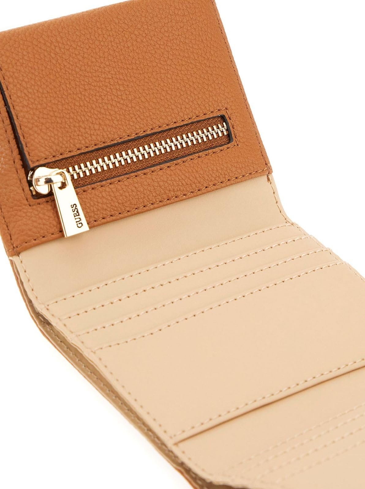 Гаманець Трифолд GUESS Laurel II SLG Petite Cognac, фото №2