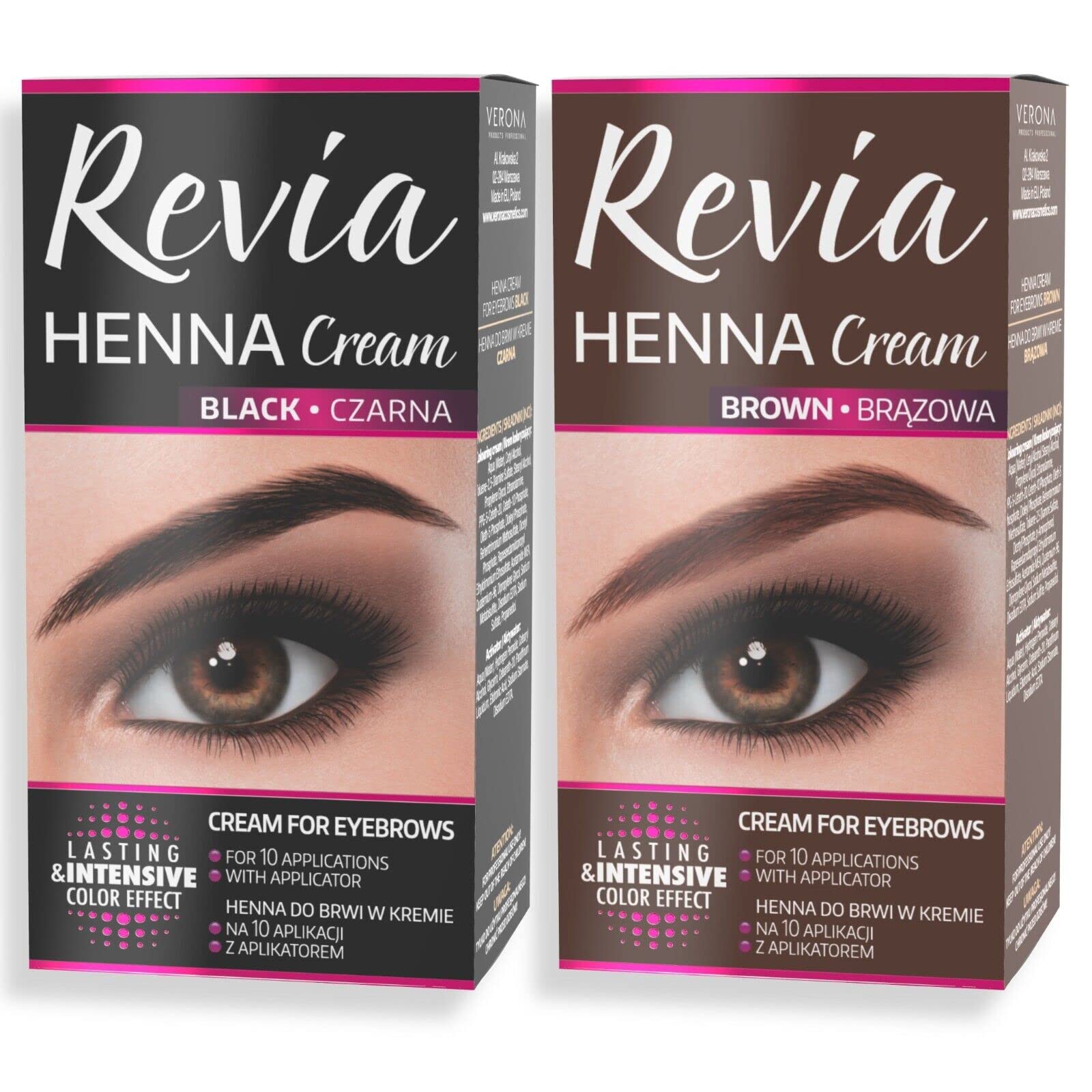 Крем Brow Henna Eyebrow Colour 15 мл Черный, фото №4