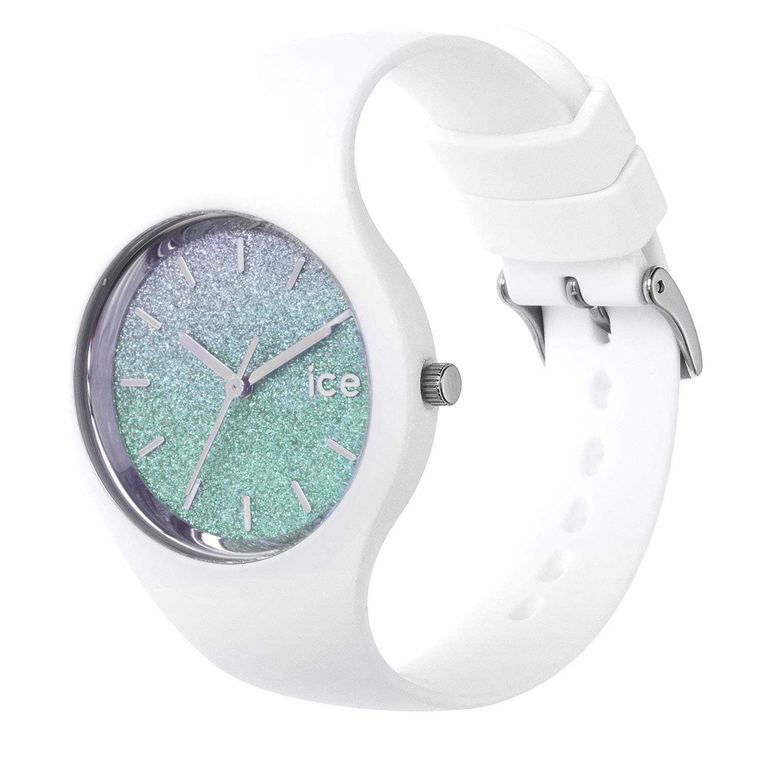Часы Ice-Watch ICE lo White Turquoise Женские Белые с силиконовым ремешком, фото №2