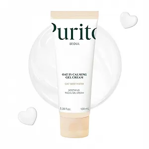 Гель-крем для обличчя PURITO Oat In Calming заспокійливий з вівсяною водою 77%, 100 мл - Фото 1