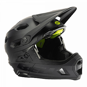 Велосипедний шолом BELL Super Dh MIPS L/ 58-62 Matte/ Gloss Black - Фото 1