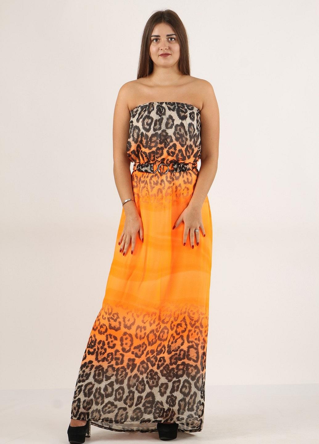 Платье Enna Levoni S-L Оранжевый (ND-ESV8-128-Orange), фото №1