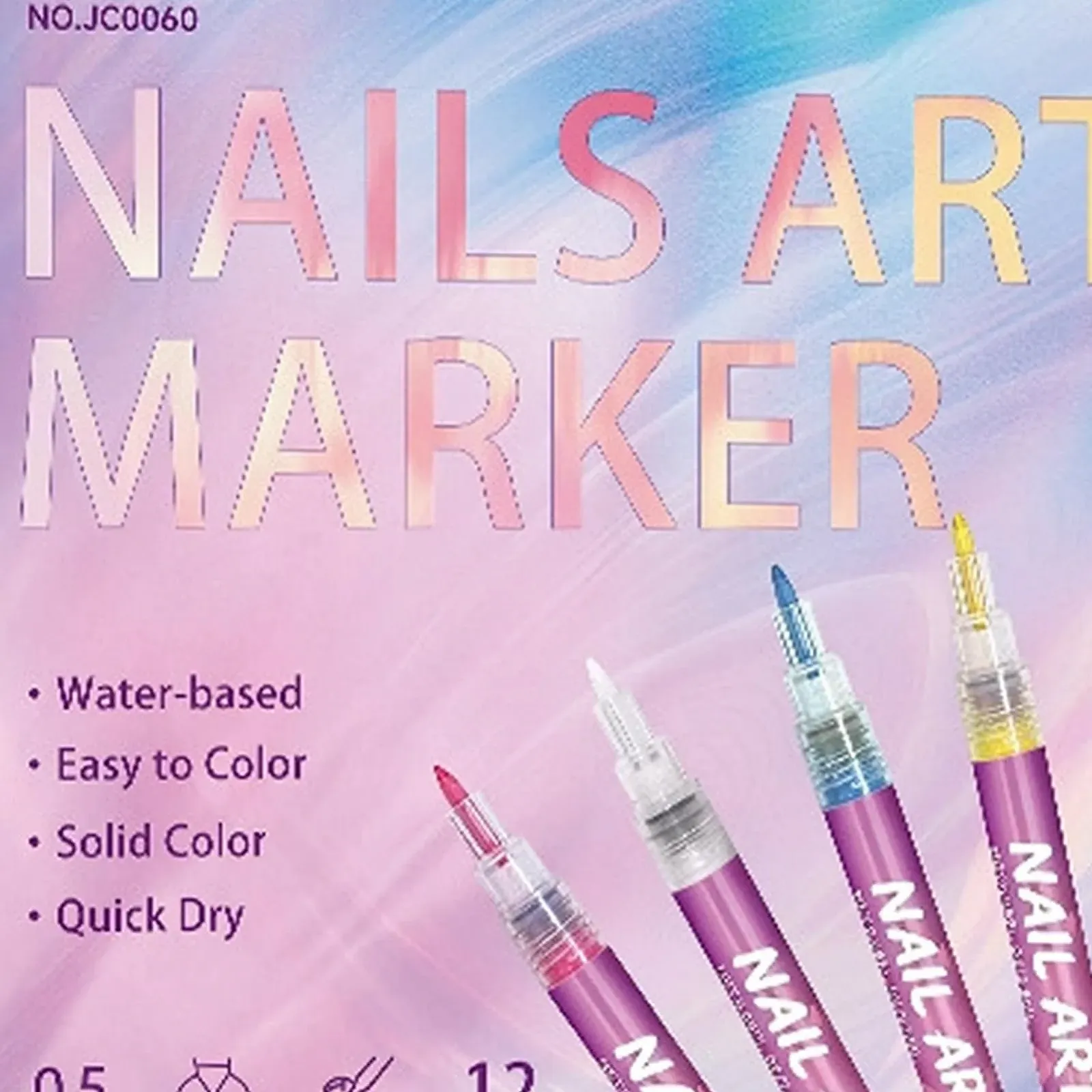Nail Marker Fine Tip 0,5 мм ручка-лайнер для рисунков и контуров, фото №9