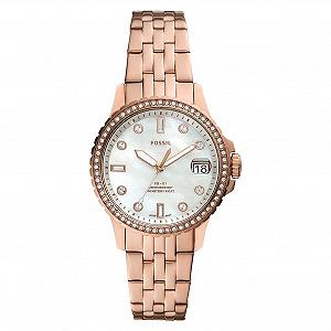 Женские аналоговые кварцевые часы Fossil ES4995, розовое золото, ES4995 - Фото 1