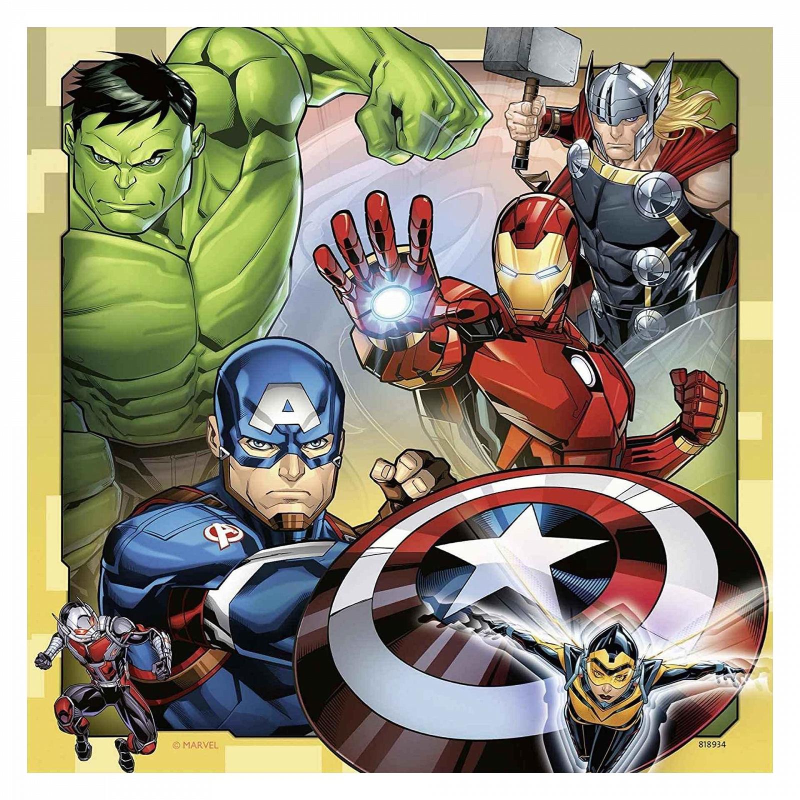 Пазлы Ravensburger Marvel Avengers Assemble 3x49 элементов, фото №2