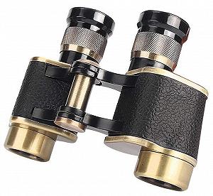 Бинокль All Metal Bronze 6×24 Компакт складной портативный без инфракрасных лучей synthetic.ua - Фото 1