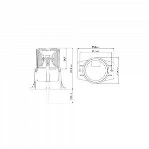Проблесковый маячок HELLA 2XD 014 959-111 - Фото 1