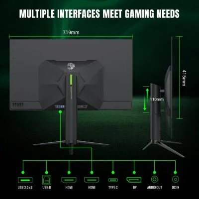 Монитор Gamemax GMX32UCDM, фото №9 Монитор Gamemax GMX32UCDM, фото №9