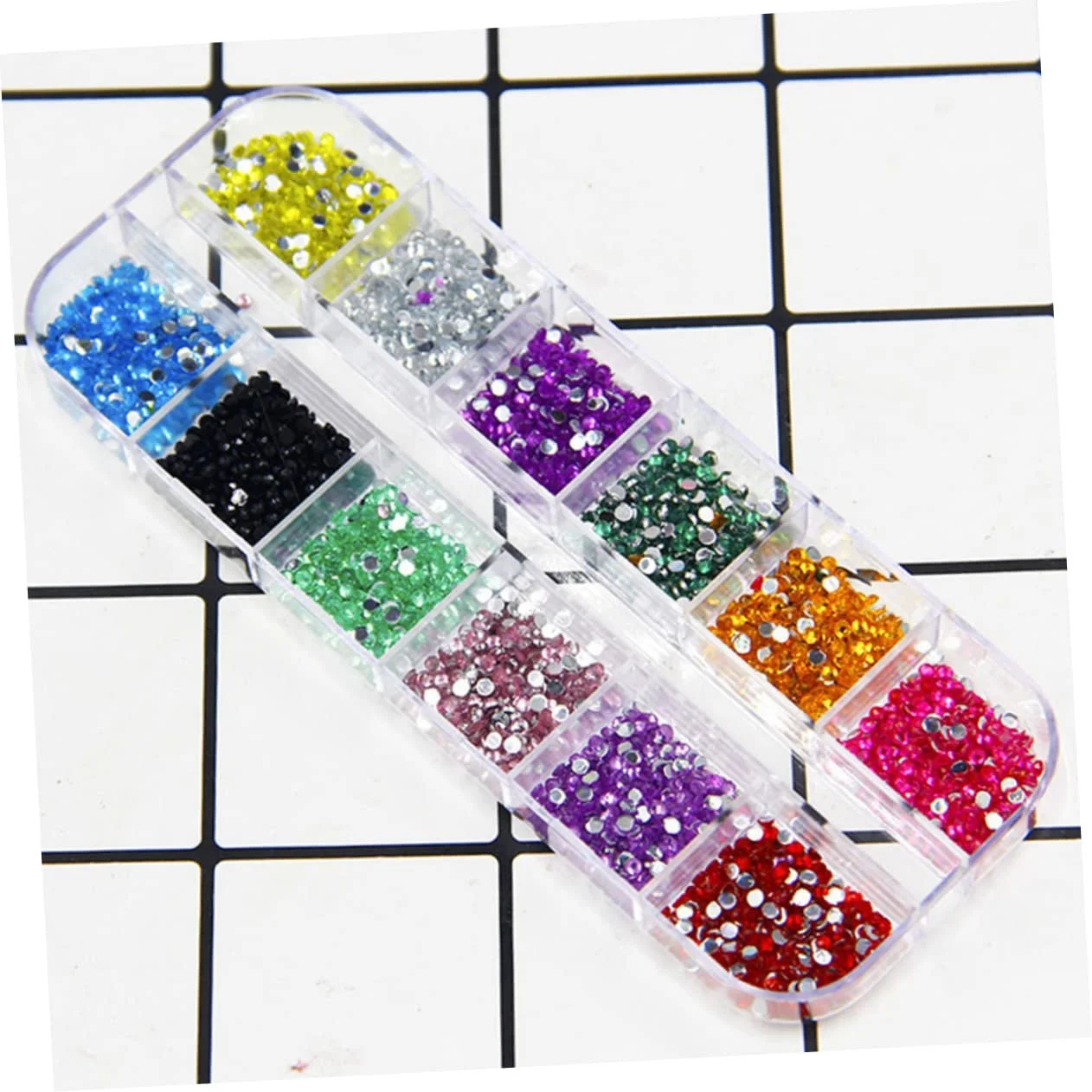 Стразы для ногтей minkissy 6000 штук 12 цветов, фото №5