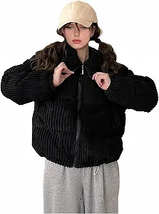 Куртка Suncadmious Зимняя Короткая Теплая Стеганая - Фото 1