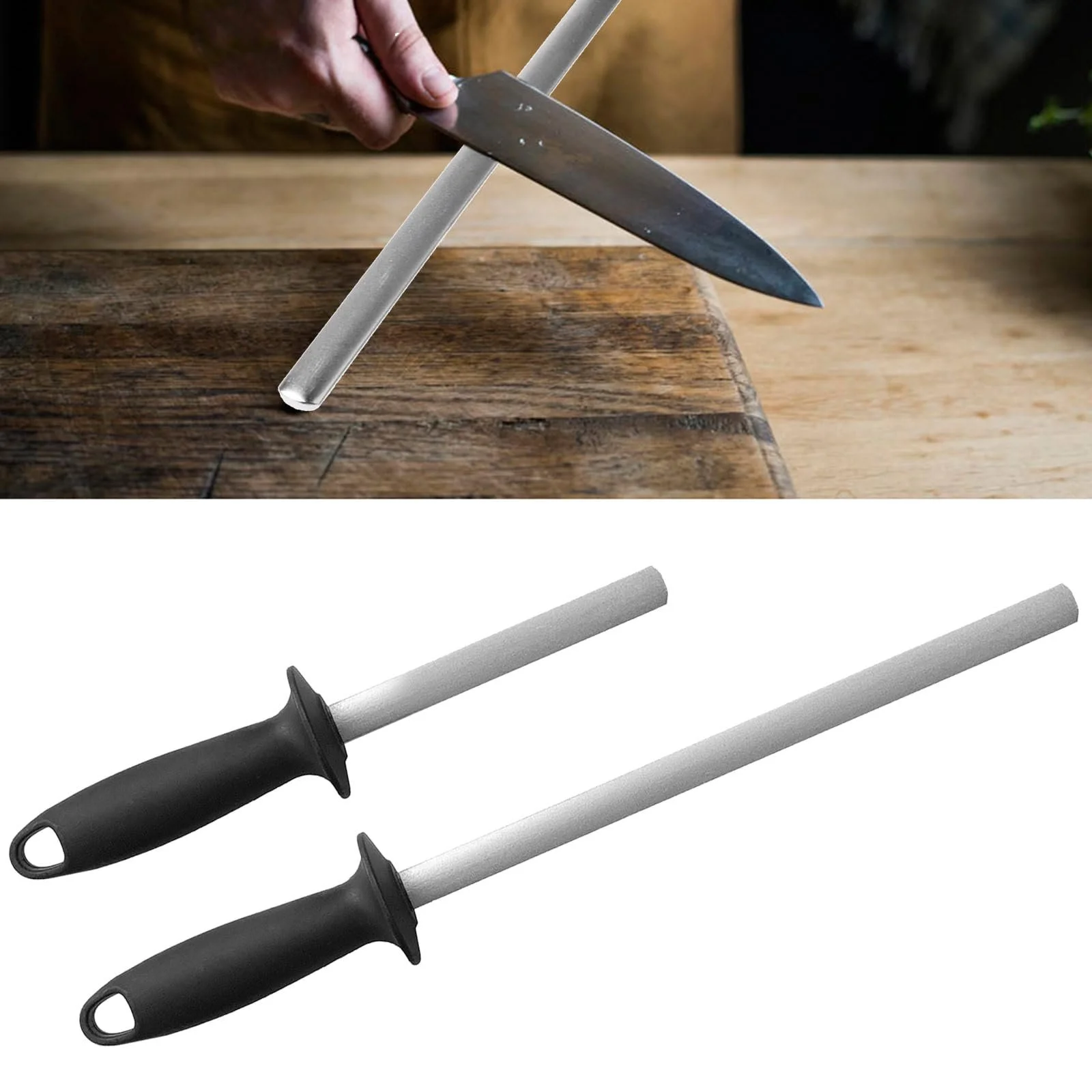 Мусат алмазний професійний для заточування кухонних ножів, фото №2