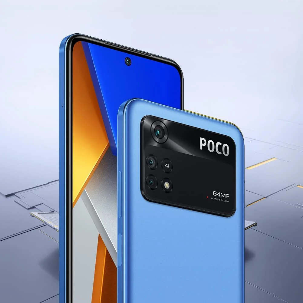 Смартфон Poco M4 Pro 8/256GB 6.43" 90Hz AMOLED DotDisplay MediaTek Helio G96 64MP Triple Camera 5000mAh Cool Blue, фото №4
