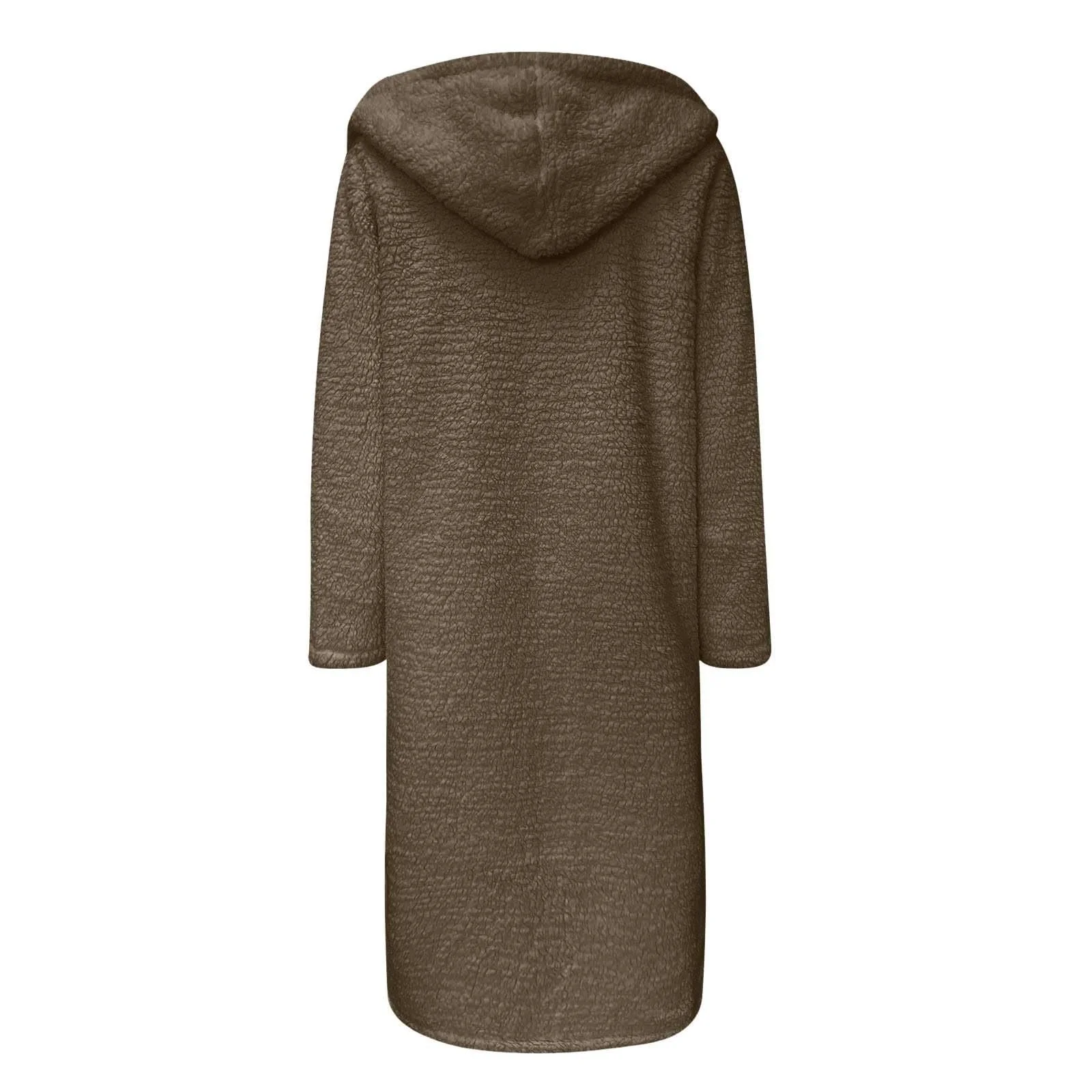 Куртка Beokeuioed Довга Тепла з Кишенями Зимова, фото №7