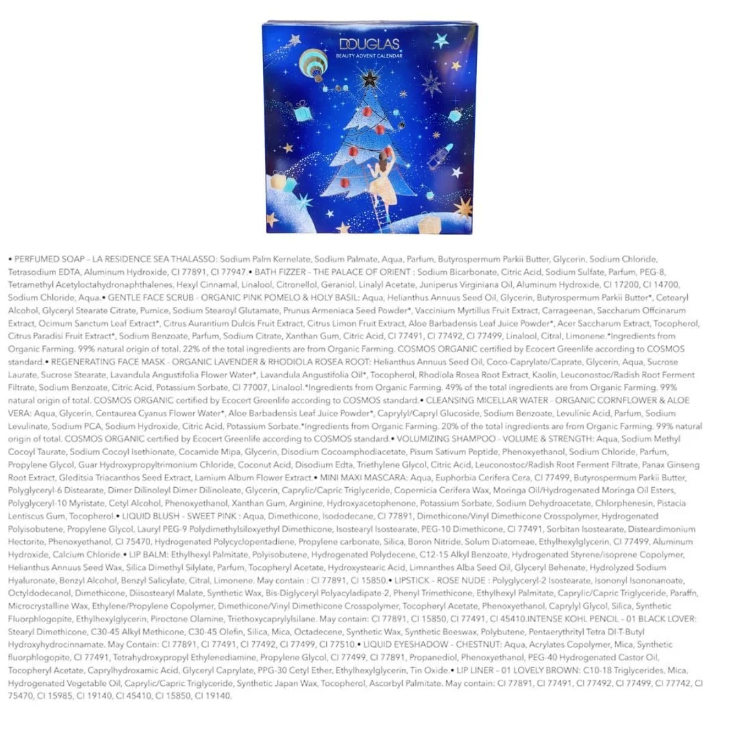Календар Адвенту Douglas 2024 Косметика для жінок - Limited Cube - Різдвяний календар з 24 косметичними продуктами, фото №5