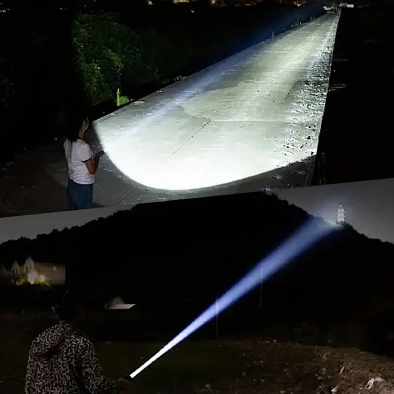 Ліхтар POCKETMAN LED Super Bright, 5 режимів, водонепроникний, нековзкий, з масштабуванням, перезаряджуваний, з сигналізацією, підходить для дослідження, кемпінгу, нічної їзди, скелелазіння тощо, фото №6