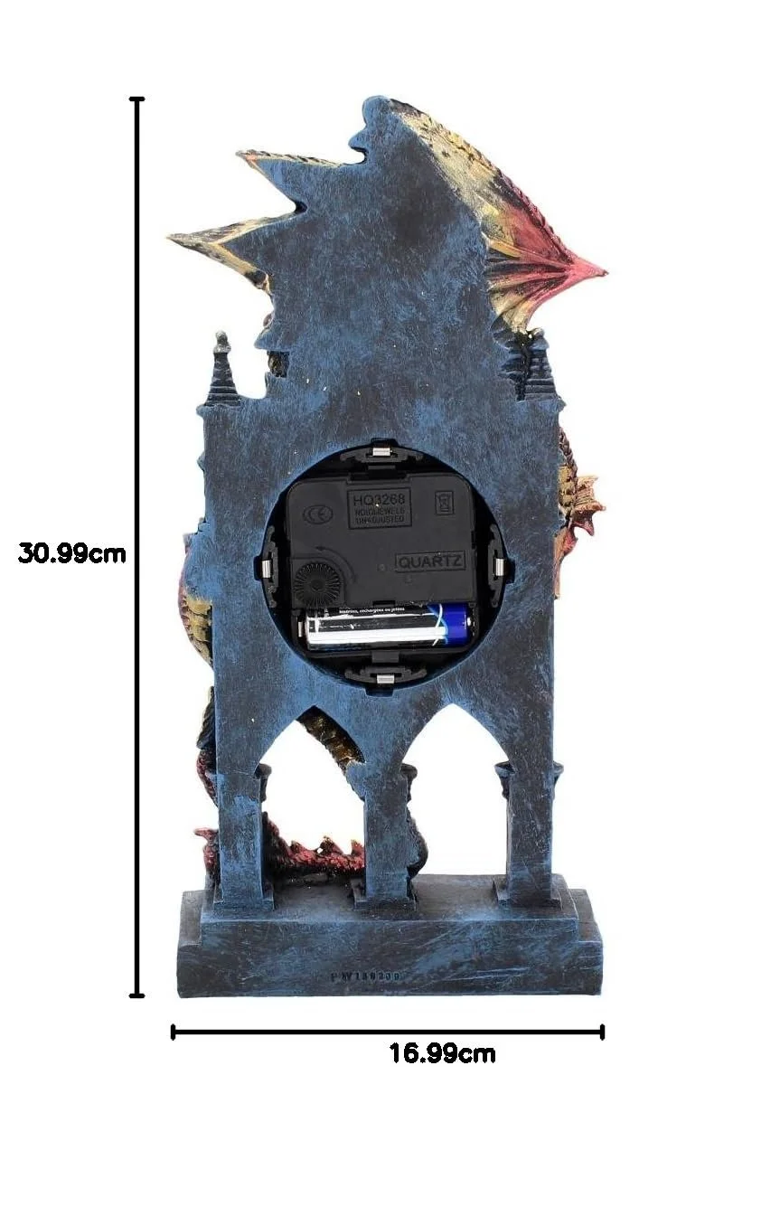 Часы Красный Дракон Nemesis Now Фэнтези Готический, фото №7