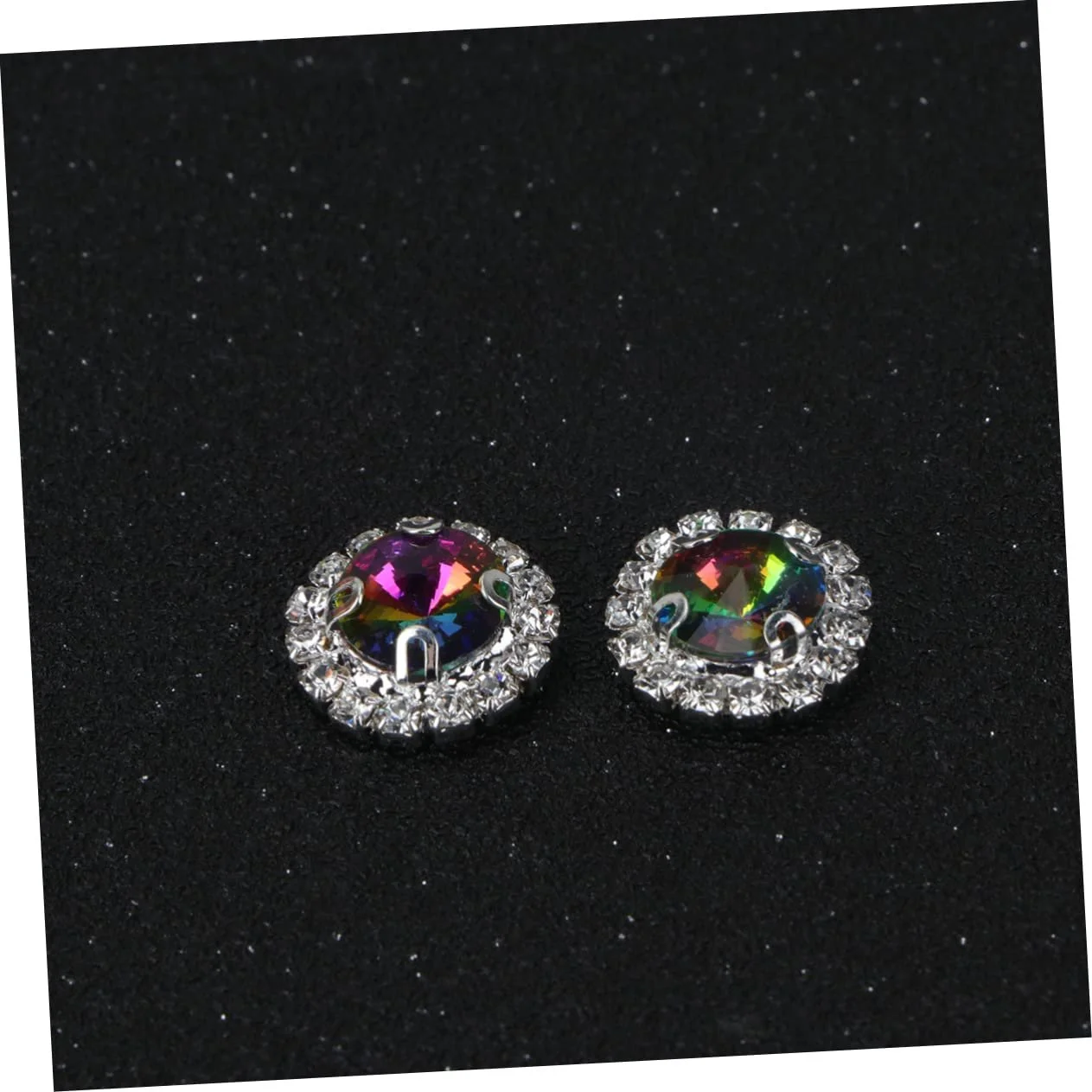 Стрази Круглі STOBOK 20шт для рукоділля, штучні діаманти для виготовлення ювелірних виробів, весільні прикраси для столу, блискучі, фото №8